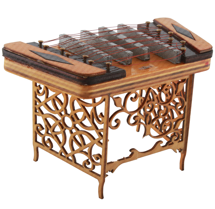 Miniature Wood Dulcimer